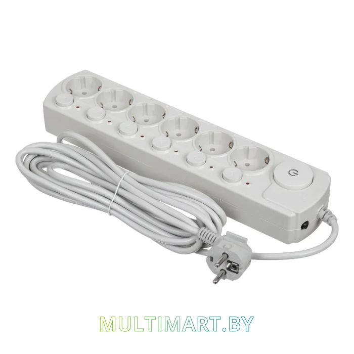 Сетевой фильтр IPPON BK-252-SW (белый)